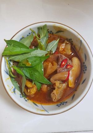 Hình của món Phá lấu heo.