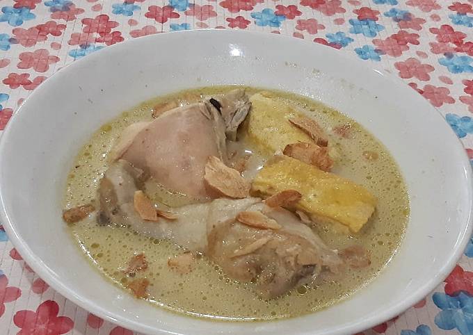 Opor ayam tahu praktis