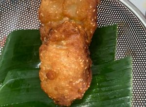 Hình của món Bánh chuối chiên.