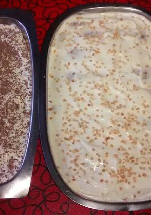 Una foto de Postre vainillita