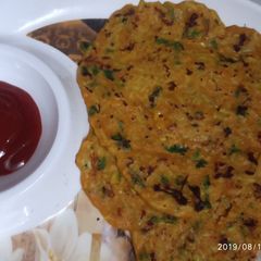 A picture of Dudhi Pudla/puda/chilla.