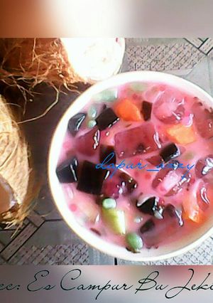 Foto resep Es Campur Sirup ala Bu Jeki