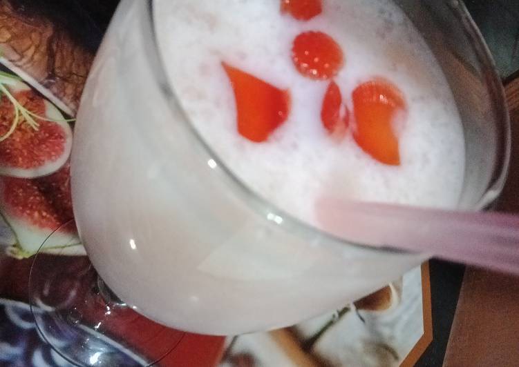 Steps to Prepare Any-night-of-the-week Gond Katira rose Milk