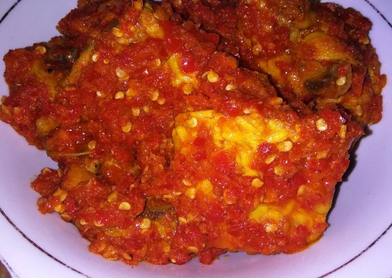 Ayam tempe balado