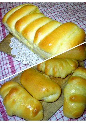 Foto resep Roti sobek dengan whipped cream bubuk