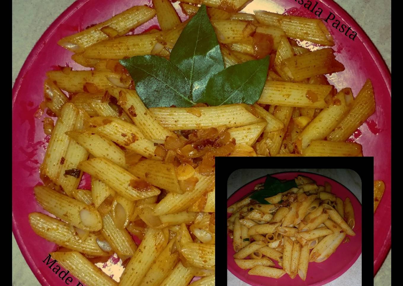 Veg. Pasta (Indian Style)