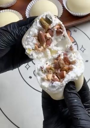 A picture of Creamy Mixed Nuts Mochi.