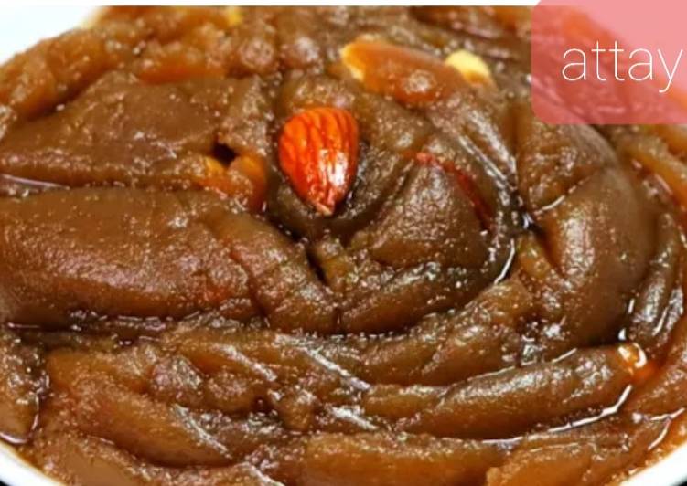 Recipe of Homemade Atte ka kada prasad