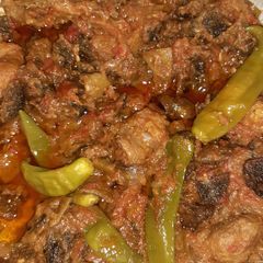 A picture of Karelay gosht.