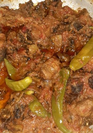 A picture of Karelay gosht.