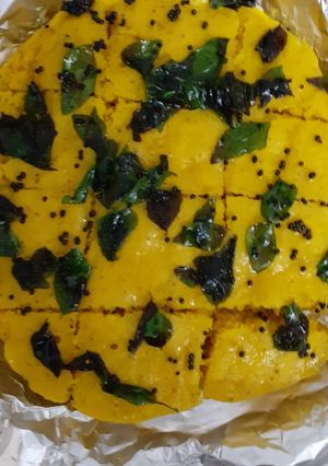 A picture of Dhokla.