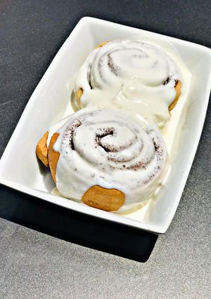 A picture of Cinnamon rolls.