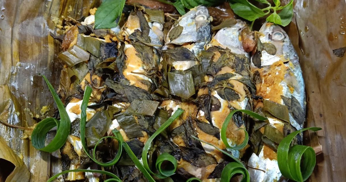 Pepes Ikan Kembung tanpa Cabe