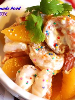 優格吉事蝦球 的食譜成品照片
