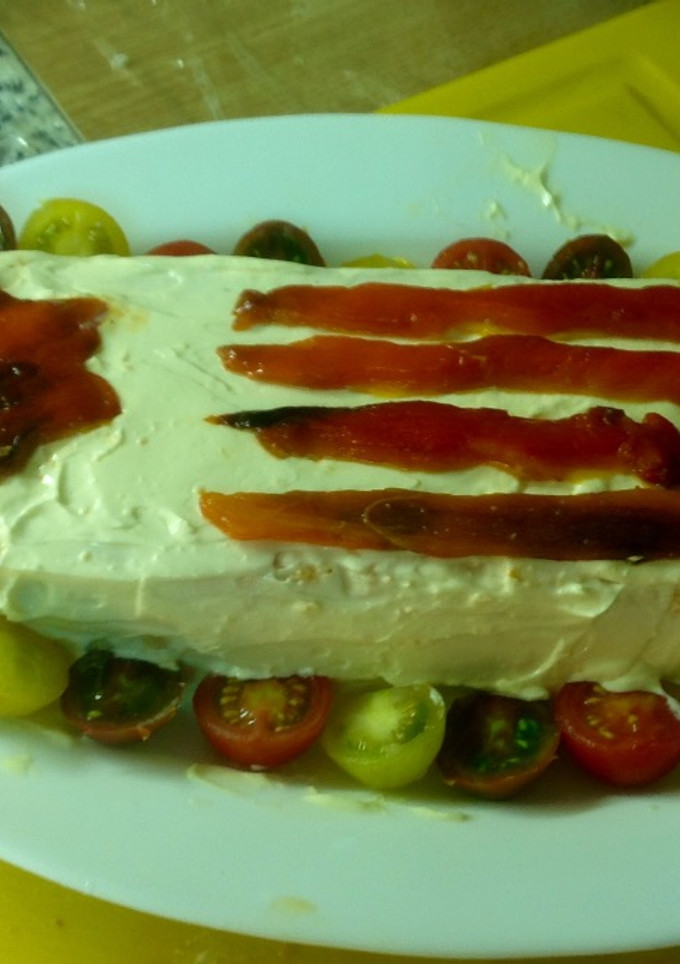 Una foto de Púding de surimi
