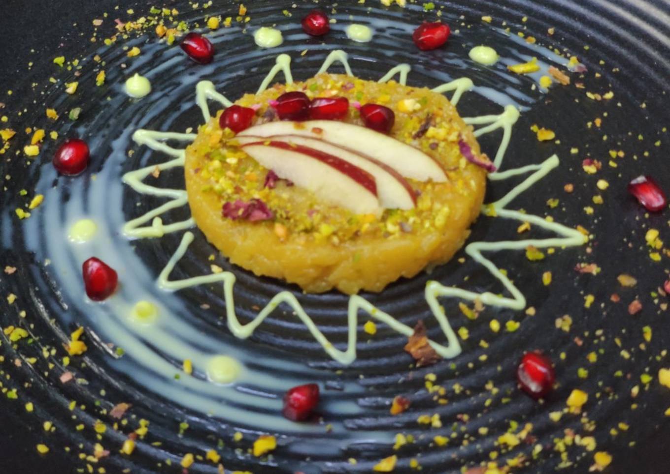 Sugarfree Apple halwa