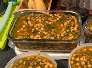 Una foto de olla express garbanzos