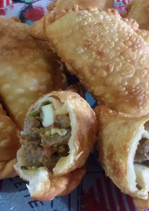 Una foto de Empanada de carne picada a cuchillo, a mi manera