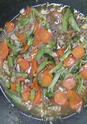 Foto resep Oseng Brokoli Daging Wortel