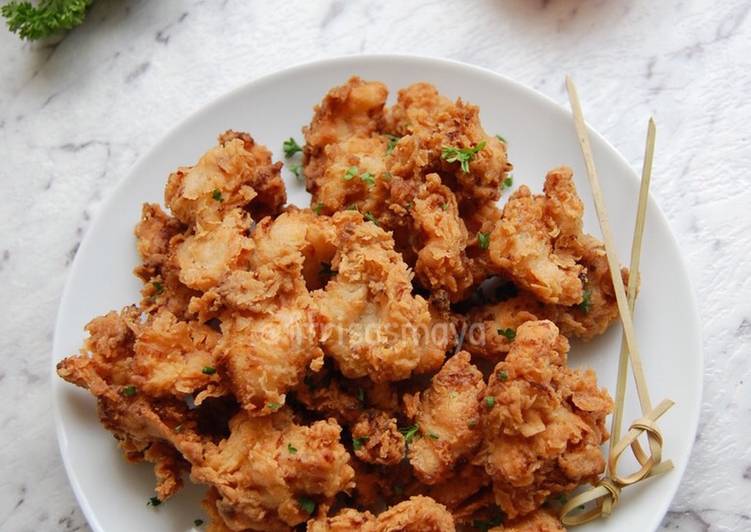 Resep Ayam Tepung Mayonnaise, simple & yummy (3 bahan saja) yang Sempurna