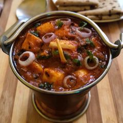 A picture of Balti paneer.
