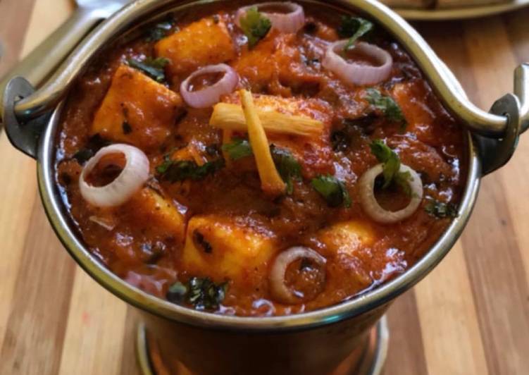 Recipe: at dinner Balti paneer