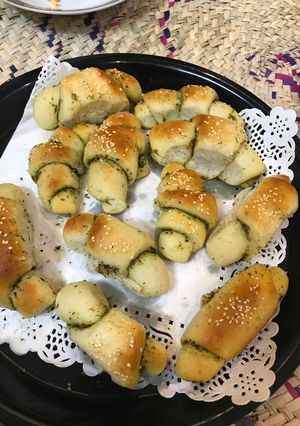 صورة لوصفة فطاير كرواسون الزعتر