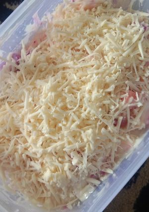 Foto resep Salad buah sederhana