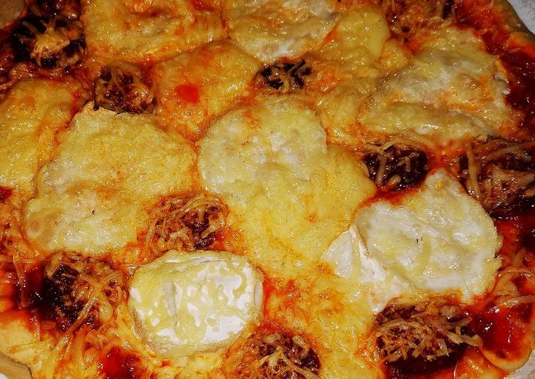 Comment Cuisiner Pizza chèvre chorizo