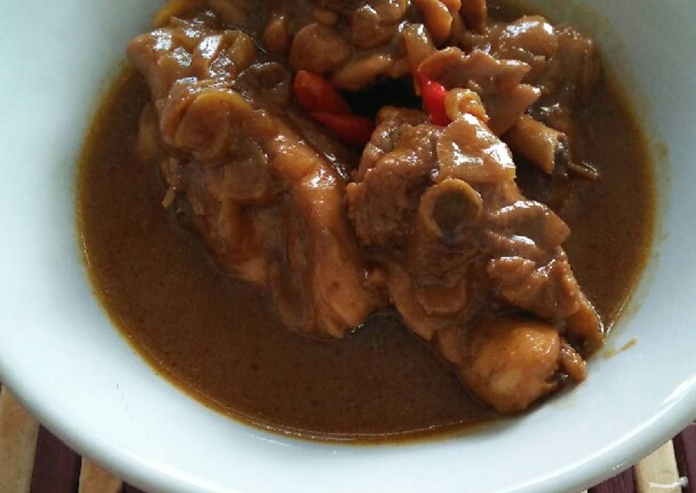 Rendang kuah ayam