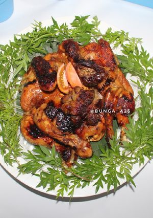 Foto resep Ayam bakar bumbu hitam