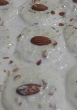 A picture of Ras malai😍.