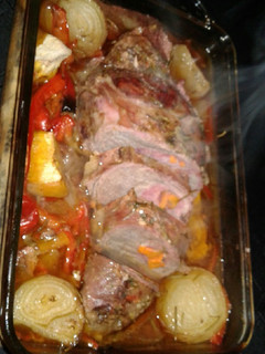 Una foto de Palomita mechada al horno
