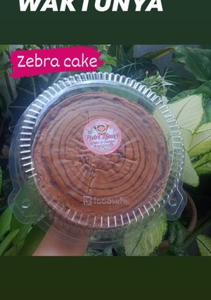 Foto resep Zebra cake 🦓🍰