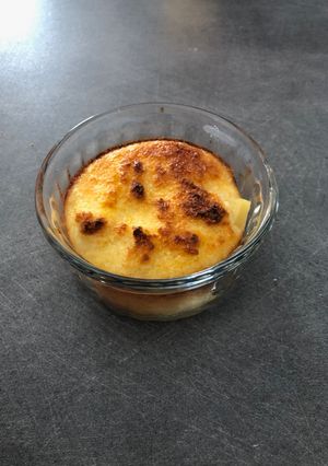 Une photo de Gratin ananas noix de coco