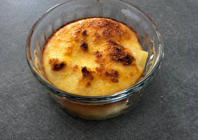 Gratin ananas noix de coco