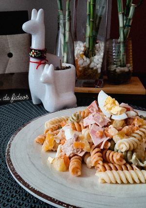 Una foto de Ensalada de fideos mix