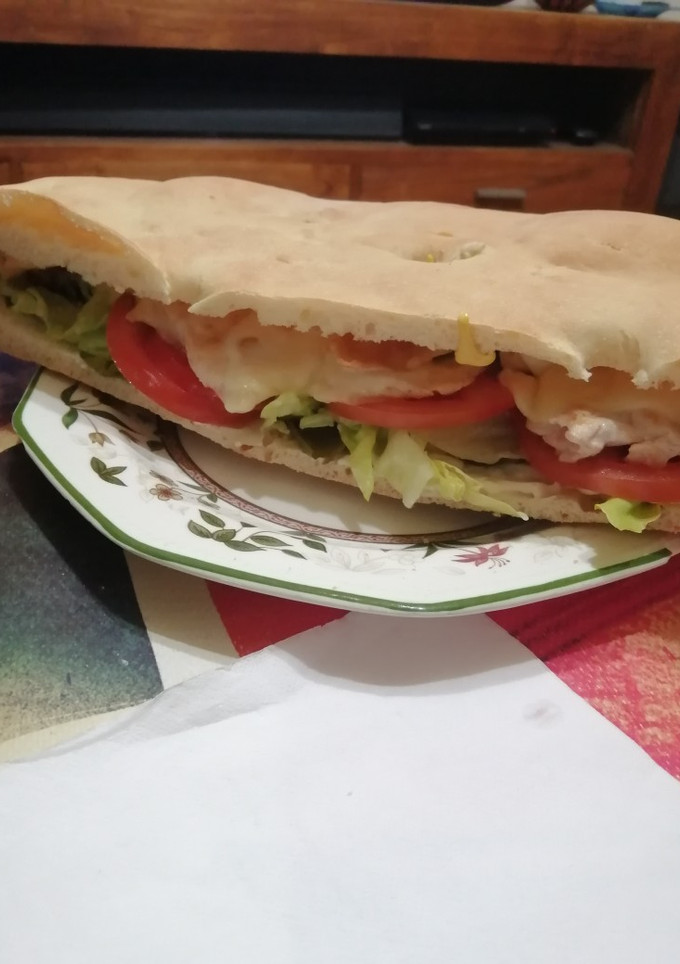 Una foto de Bocata vegetal