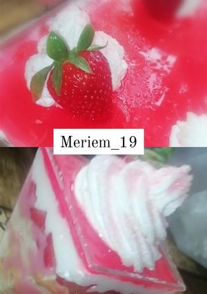 صورة لوصفة تحلية بالفراولة 🍓🍧