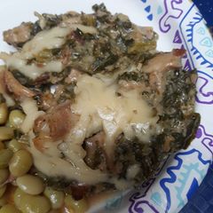 A picture of Creamy Kale and Chicken.