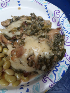 A picture of Creamy Kale and Chicken.