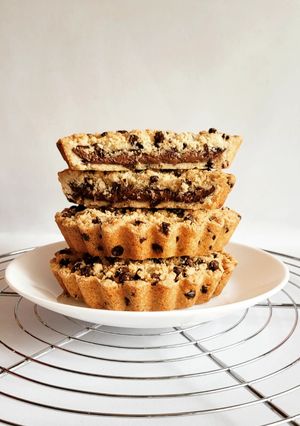 Une photo de Tartelettes façon crumble au Nutella