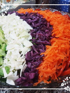 عکسی از دستور تزیین سالاد...🥗