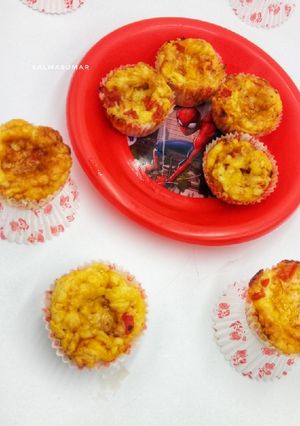 A picture of PizzaCups #kidsrecipecontest.