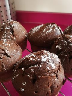 Una foto de Muffins de chocolate