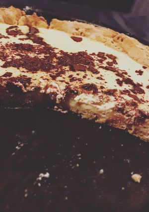 Une photo de Tarte fromage citron- choco 🍋🍫