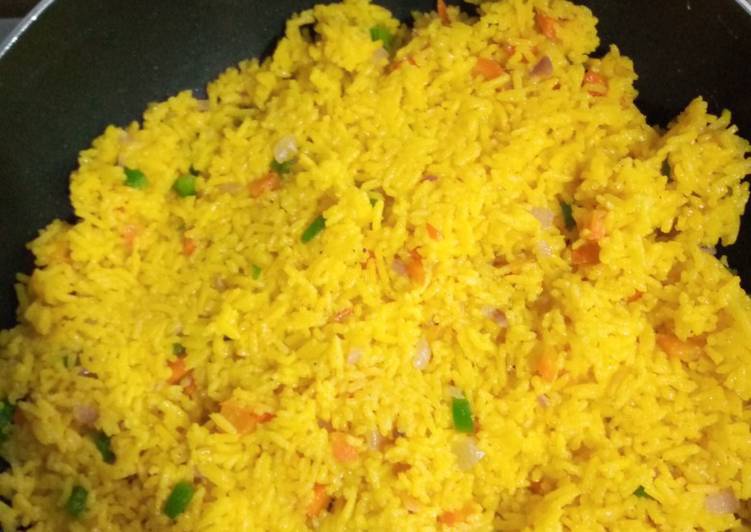 Steps to Make Homemade Vegetable rice