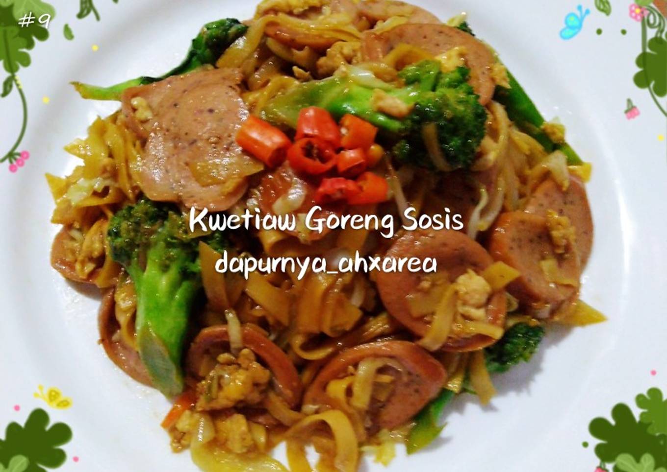 Kwetiaw Goreng Sosis... Simple n enak