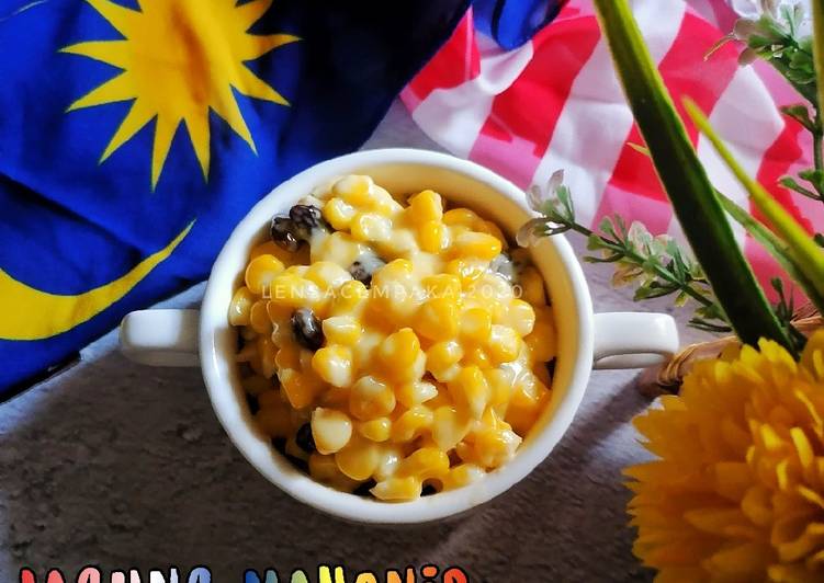 Cara Mudah Buat Jagung Mayonis Kismis yang Murah