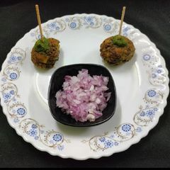 A picture of Panipuri kabab.